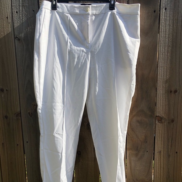 Ankle High Rise Express White pants - Picture 1 of 4